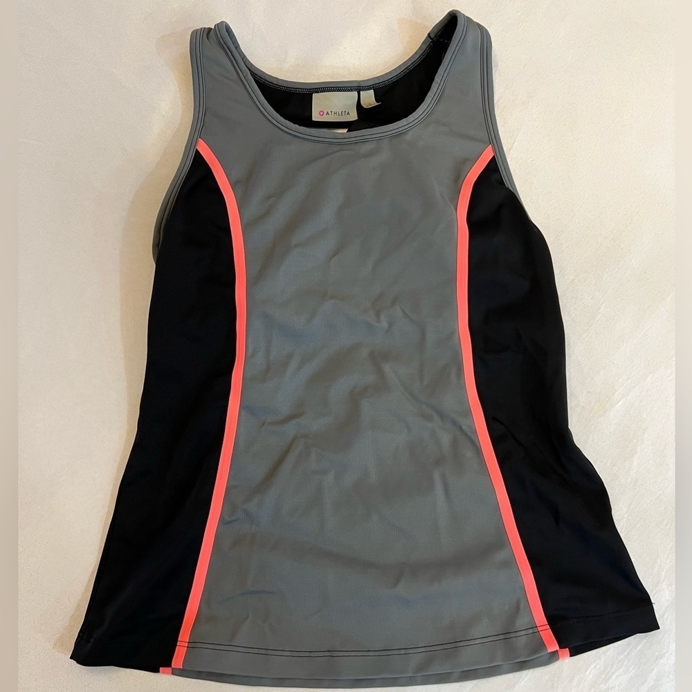 ATHLETA Women’s Slightly Padded Lining, Racer Back, Size Small.
